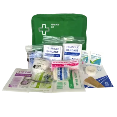 First aid Kit Lone Worker / Vehicle, Economy in Soft Pouch