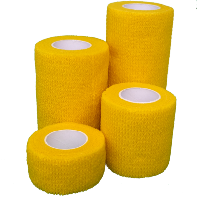 Yellow Cohesive Bandage