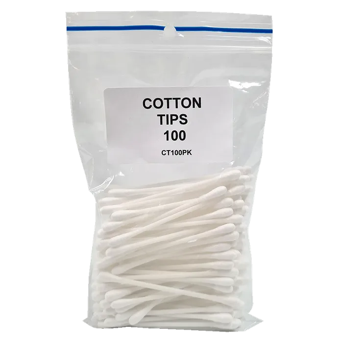 Cotton Tips Double Ended 100 per Pack