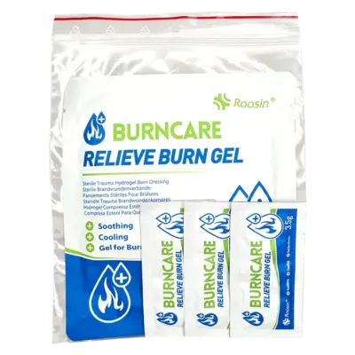 Burn Gel Items Add to Kit Pack 1 x (10x10cm) + 3 Sachets Sterile