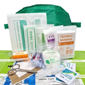 First Aid Kit Vehicle Glove Box In Semi Circle Bag