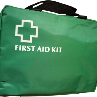 Green First Aid Bag With Handles