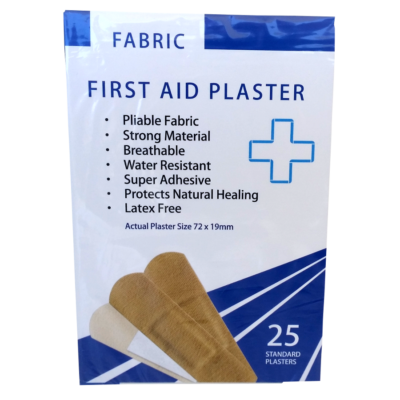 fabric plasters bagged