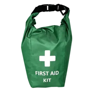 First Aid Bag Soft Pack, Green, Hang Bag, Quick Release Clip to hang handle