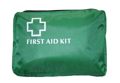 Green First Aid Bag No Handles