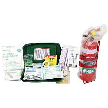 First Aid Kit With Fire Extinguisher - Image 4