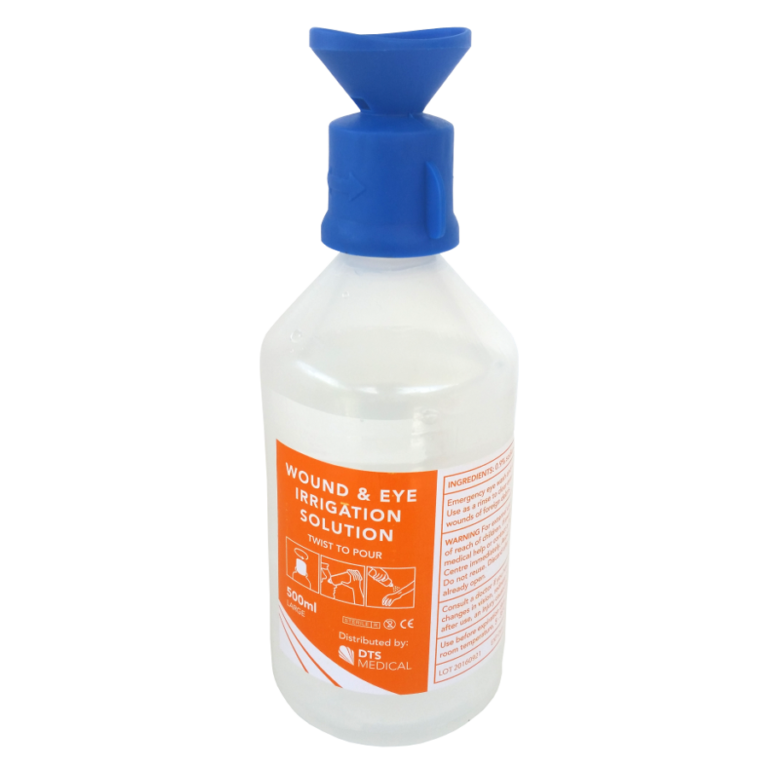 Eye Wash Bottle 100ml, 250ml, 500ml, Prefilled With Saline