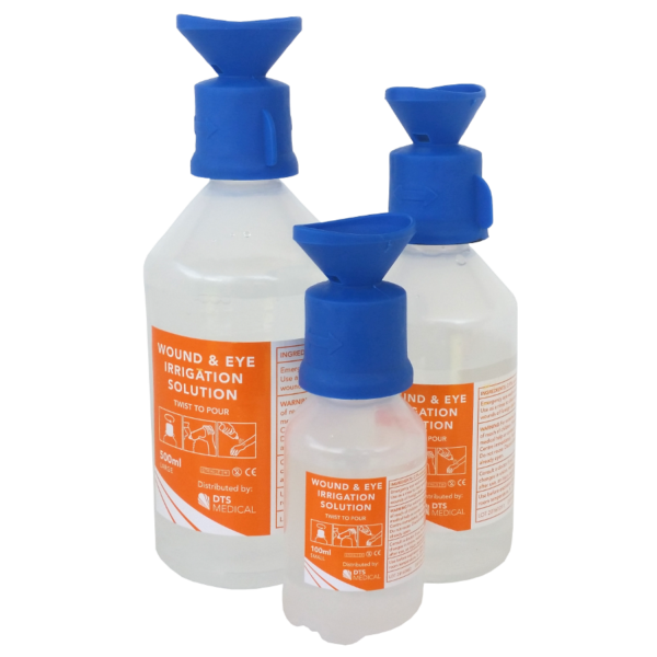 Eye Wash Bottle 100ml, 250ml, 500ml, Prefilled With Saline