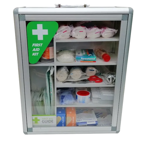 First Aid Plastic Cabinet X large Clear Front Wall Mountable Empty - Image 2