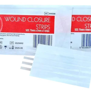 Wound Closure Strips, 3mm x 75mm, 6mm x 75mm
