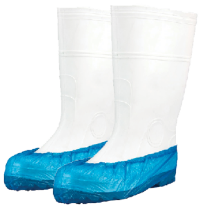 Plastic Overshoe Covers Blue Pack 100