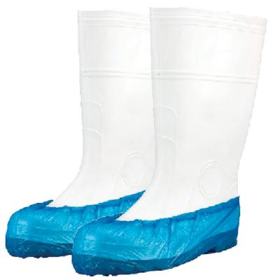 Plastic Overshoe Covers Blue Pack 100